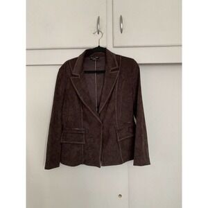 Women's‎ Courtenay Stretch Career Blazer Jacket Brown Size 8p